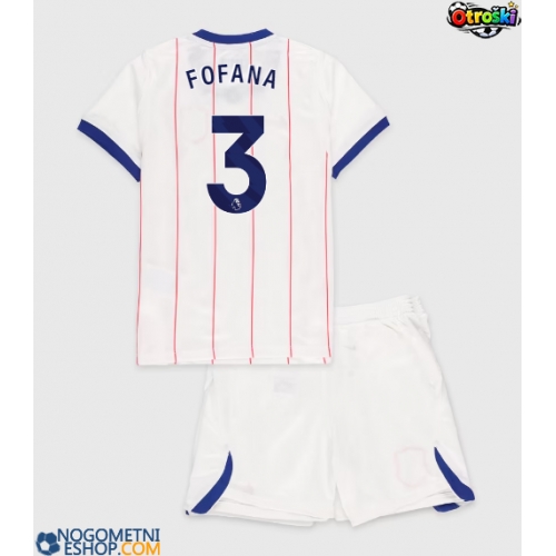 Otroški Nogometni dresi Chelsea Wesley Fofana #3 Tretji 2026-27 Kratek Rokav (+ Kratke hlače)